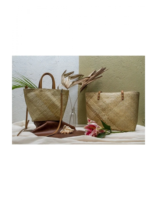 Miranda City Bag El Yapımı Hasır Kol Çantası