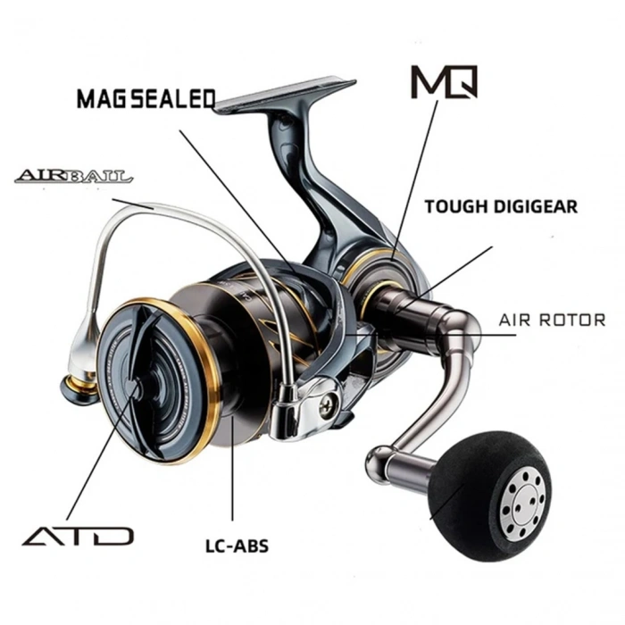 Daiwa Caldia 22 SW 4000 C XH 6.2:1 Devir 12 kg Drag Makara