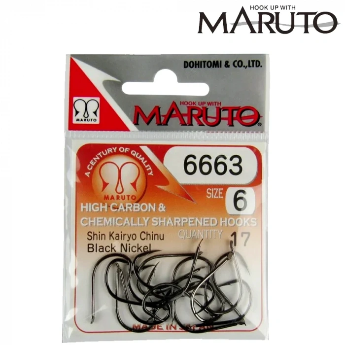 Maruto 6663 NS Siyah Nikel Olta İğnesi
