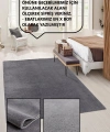 Antrasit Gri Kaymaz Taban Yıkanabilir Post Peluş Halı Salon Mutfak Çocuk Oturma Odası Yolluk Halısı