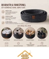 3 Lü Sepet El Dokuma Sunum Organizer Oval Jüt Hasır Sepet Seti Banyo Düzenleyicisi Takı Kutusu Dolap Düzenleme Yatak Odası