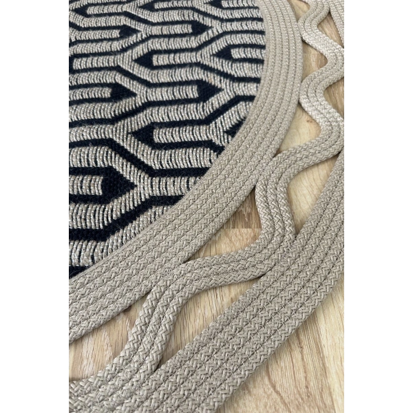 Hasır Jüt Bej Kaymaz Taban Yıkanabilir Salon Mutfak Halısı Yatak Oturma Odası Yolluk Halı Kilim