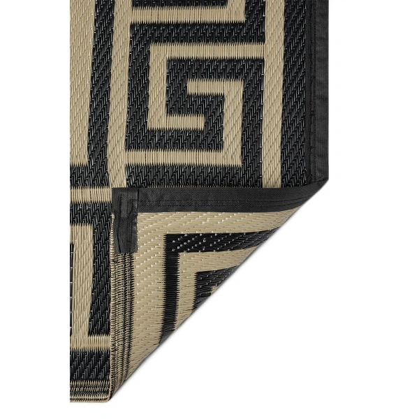 Plastik Halı Katlanabilir Çift Taraflı Plaj Kamp Piknik Balkon Hasır Mat Savan Karavan Halısı Kilim