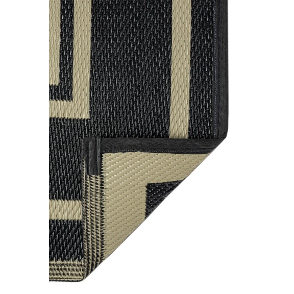 Plastik Halı Katlanabilir Çift Taraflı Plaj Kamp Piknik Balkon Hasır Mat Savan Karavan Halısı Kilim