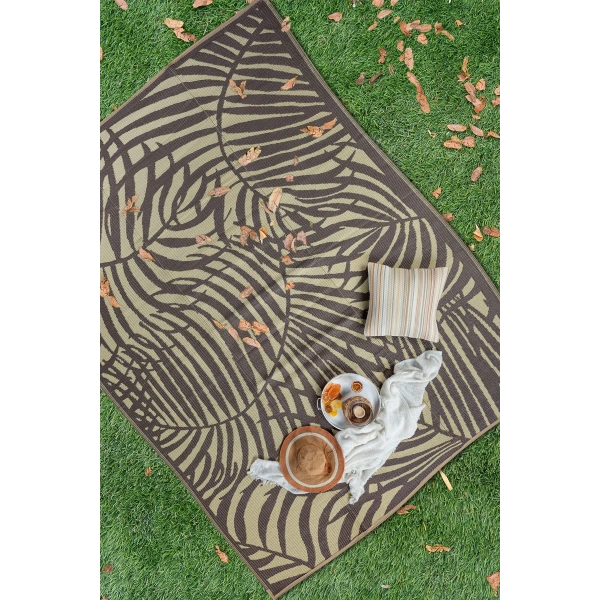 Plastik Halı Katlanabilir Çift Taraflı Plaj Kamp Piknik Balkon Hasır Mat Savan Karavan Halısı Kilim