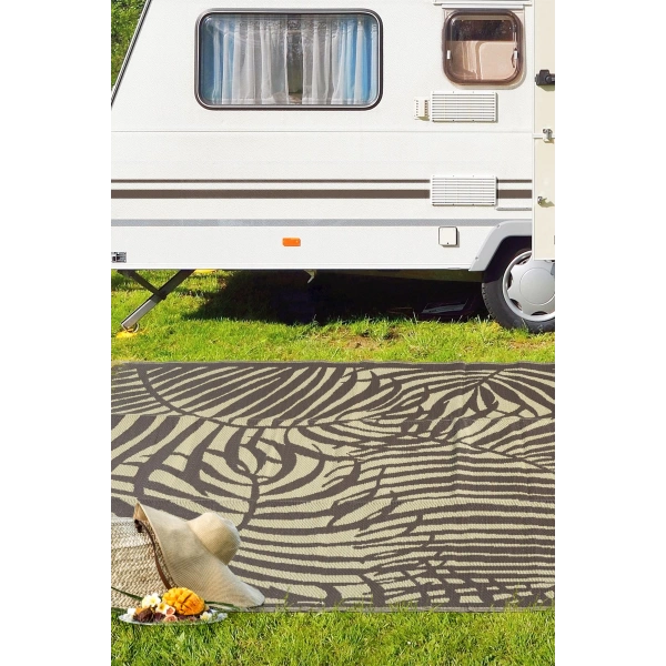 Plastik Halı Katlanabilir Çift Taraflı Plaj Kamp Piknik Balkon Hasır Mat Savan Karavan Halısı Kilim