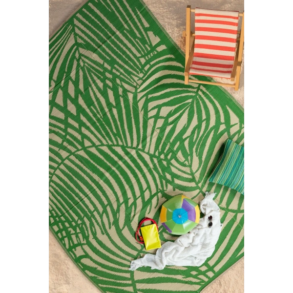 Plastik Halı Katlanabilir Çift Taraflı Plaj Kamp Piknik Balkon Hasır Mat Savan Karavan Halısı Kilim