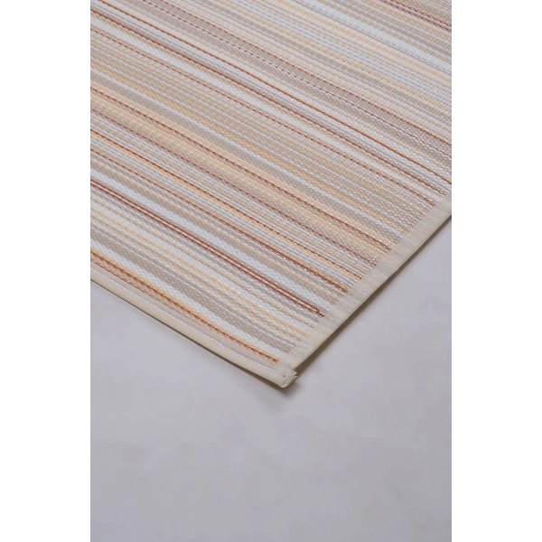 Plastik Halı Katlanabilir Çift Taraflı Plaj Kamp Piknik Balkon Hasır Mat Savan Karavan Halısı Kilim