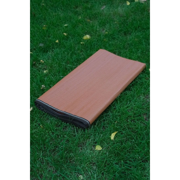 Plastik Halı Katlanabilir Çift Taraflı Plaj Kamp Piknik Balkon Hasır Mat Savan Karavan Halısı Kilim