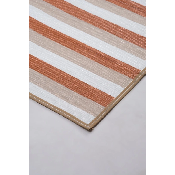 Plastik Hasır Katlanabilir Çift Taraflı Plaj Kamp Piknik Balkon Mat Halı Savan Karavan Halısı Kilim