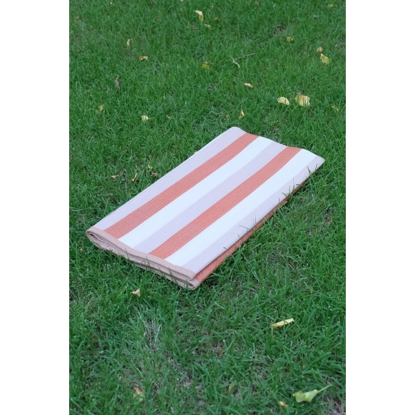 Plastik Hasır Katlanabilir Çift Taraflı Plaj Kamp Piknik Balkon Mat Halı Savan Karavan Halısı Kilim