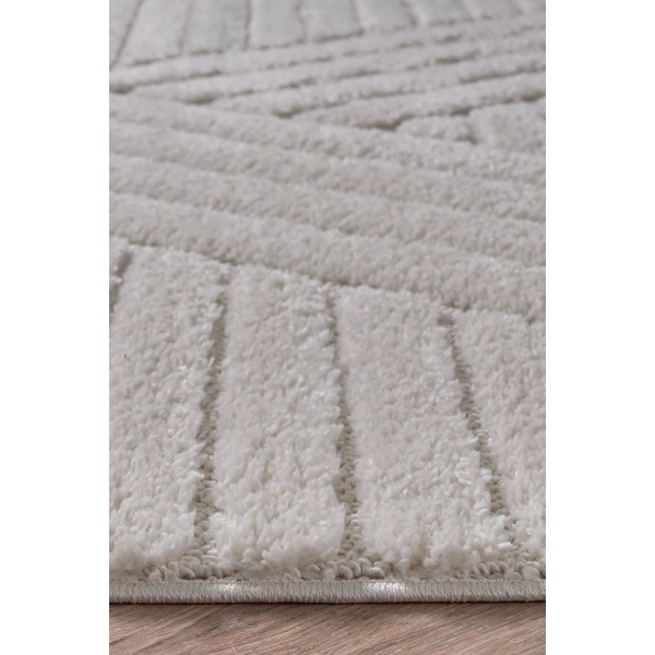 Bukle Dokuma Yumuşak Halı Salon Oturma Odası Mutfak Yatak Odası Yolluk Kilim Krem Bej