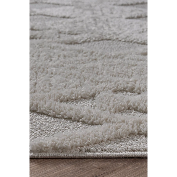 Bukle Dokuma Yumuşak Halı Salon Oturma Odası Mutfak Yatak Odası Antre Yolluk Kilim Krem