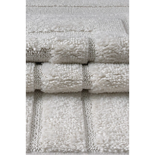 Bukle Dokuma Yumuşak Halı Salon Oturma Odası Mutfak Yatak Odası Yolluk Kilim Krem Beyaz