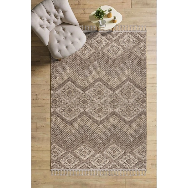 Bukle Dokuma İnce Saçaklı Salon Mutfak Oturma Odası halısı Yoluk Antre Çocuk Yatak Odası Kilim Halı