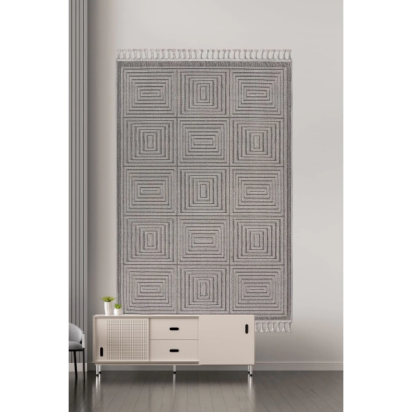 Bukle Dokuma İnce Saçaklı Salon Mutfak Oturma Odası halısı Yoluk Antre Çocuk Yatak Odası Kilim Halı