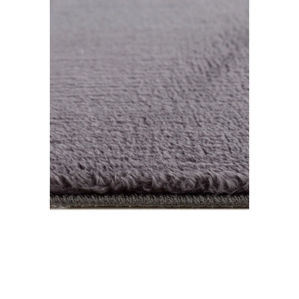 Antrasit Gri Kaymaz Taban Yıkanabilir Post Peluş Halı Salon Mutfak Çocuk Oturma Odası Yolluk Halısı