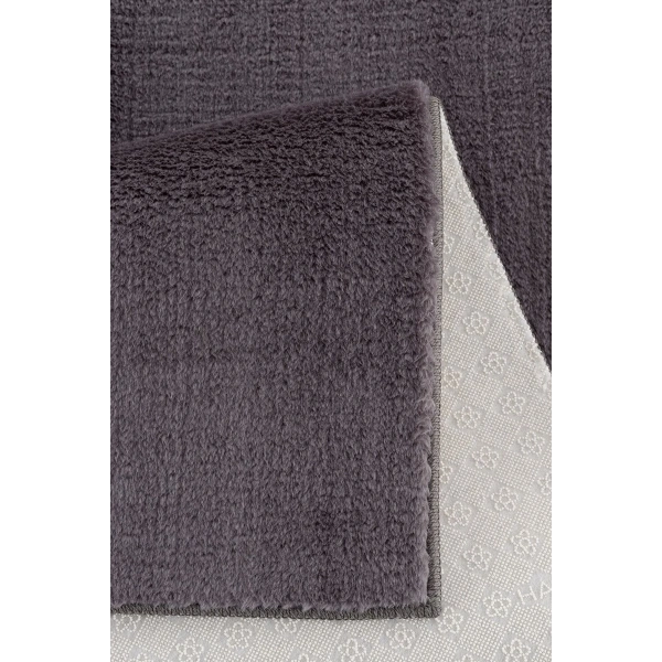 Antrasit Gri Kaymaz Taban Yıkanabilir Post Peluş Halı Salon Mutfak Çocuk Oturma Odası Yolluk Halısı