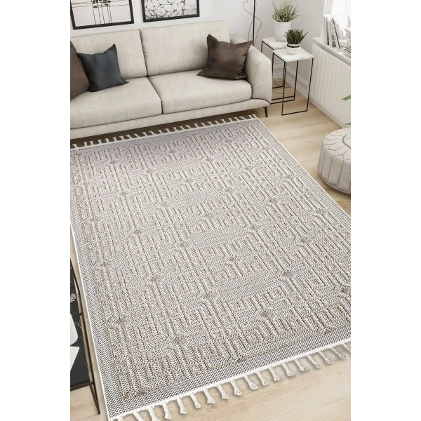 Bukle Sisal İnce Dokuma Halı Hav Vermeyen Salon Çocuk Yatak Oturma Odası Halısı Bukleli Yolluk Kilim