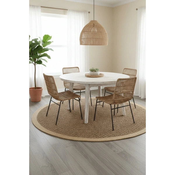 Modern Jüt Yıkanabilir Kaymaz Tabanlı Halı Salon Mutfak Çocuk Yatak Oturma Odası Halısı Yolluk Kilim