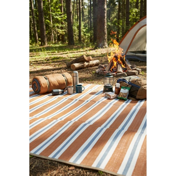 Plaj Kamp Balkon Hasır Mat Karavan Halısı Plastik Halı Renkli Katlanabilir Çift Taraflı Halı Kilim