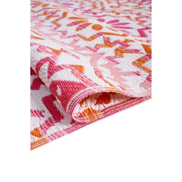 Plastik Halı Katlanabilir Çift Taraflı Plaj Kamp Piknik Balkon Hasır Mat Karavan Halısı Kilim