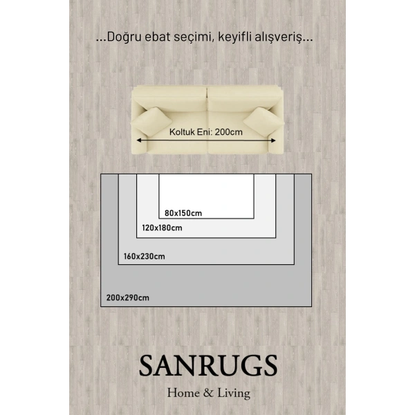 Bukleli Modern İskandinav Bej Krem Makine Halısı Yolluk Antre Mutfak Salon Oturma Odası Koridor Sisa