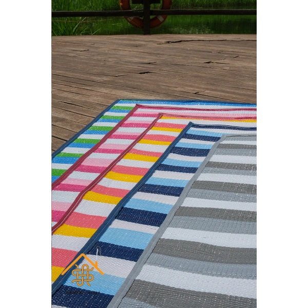 Plastik Piknik Kamp Karavan Bahçe Hasırı Mat Balkon Mutfak Hasır Halı Kilim