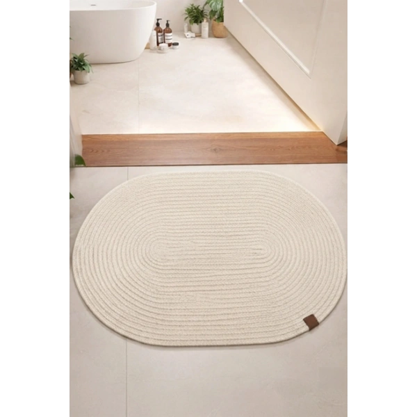 Banyo Paspası 40x60 Bohem Tarz Yıkanabilir Çift Taraflı Kaymaz Jüt Paspas Hasır Banyo Dış Kapı