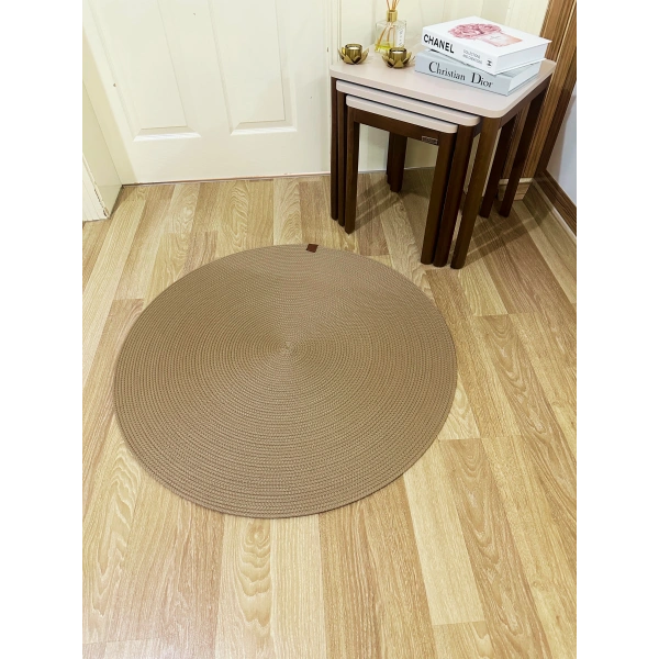 El Örmesi Çift Taraflı Yıkanabilir Oturma Odası Salon Mutfak Halısı Jüt Hasır Yolluk Halı Kilim