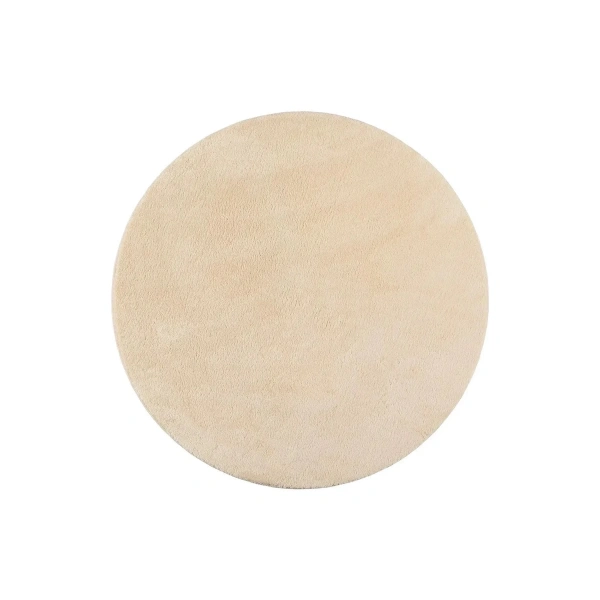 Krem Post Peluş Tavşan Tüyü Kaymaz Taban Makinede Yıkanabilir Toz Vermez Halı Yolluk Kilim