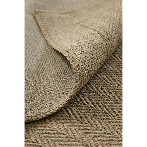 Simerev Halı Bohem Dokuma Örme Modern Jüt Hasır Kaymaz Taban Yıkanabilir Antialerjik Yolluk Kilim