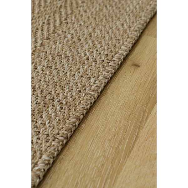 Simerev Halı Bohem Dokuma Örme Modern Jüt Hasır Kaymaz Taban Yıkanabilir Antialerjik Yolluk Kilim