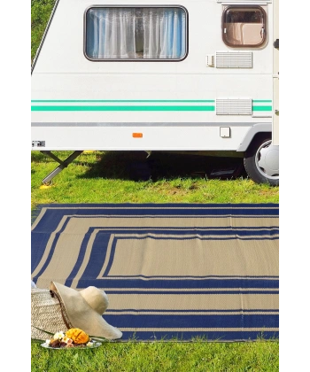 Plastik Halı Katlanabilir Çift Taraflı Plaj Kamp Piknik Balkon Hasır Mat Savan Karavan Halısı Kilim