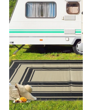 Plastik Halı Katlanabilir Çift Taraflı Plaj Kamp Piknik Balkon Hasır Mat Savan Karavan Halısı Kilim