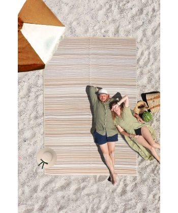 Plastik Halı Katlanabilir Çift Taraflı Plaj Kamp Piknik Balkon Hasır Mat Savan Karavan Halısı Kilim