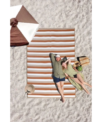 Plastik Hasır Katlanabilir Çift Taraflı Plaj Kamp Piknik Balkon Mat Halı Savan Karavan Halısı Kilim