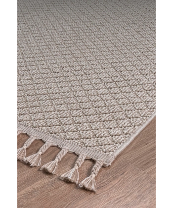 Krem Bukleli Dokuma Modern Salon Mutfak Oturma Odası Halısı Yolluk Yatak Odası Kilim Bukle Halı