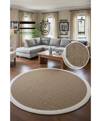 Modern Jüt Yıkanabilir Kaymaz Tabanlı Halı Salon Mutfak Çocuk Yatak Oturma Odası Halısı Yolluk Kilim