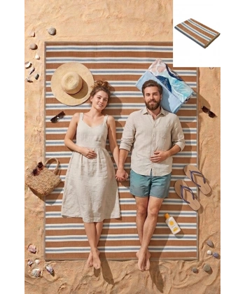 Plaj Kamp Balkon Hasır Mat Karavan Halısı Plastik Halı Renkli Katlanabilir Çift Taraflı Halı Kilim