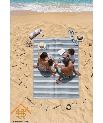 Plastik Piknik Kamp Karavan Bahçe Hasırı Mat Balkon Mutfak Hasır Halı Kilim