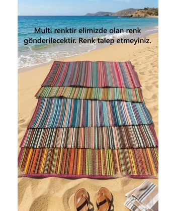 Plastik Piknik Kamp Karavan Bahçe Hasırı Mat Balkon Mutfak Hasır Halı Kilim