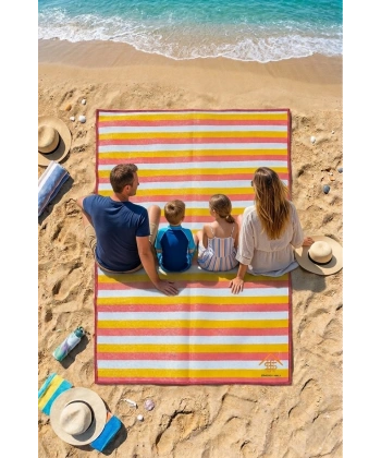 Plastik Piknik Kamp Karavan Bahçe Hasırı Mat Balkon Mutfak Hasır Halı Kilim