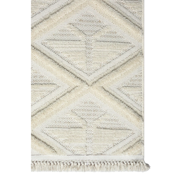 SİMEREV HALI Yumuşak Shaggy Pamuk Örgü Bukle Dokuma Yolluk Salon Mutfak Yatak Oturma Odası Halısı