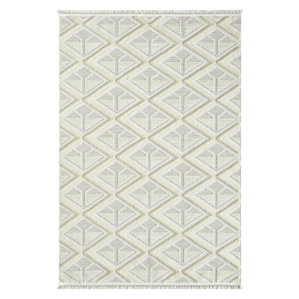 SİMEREV HALI Yumuşak Shaggy Pamuk Örgü Bukle Dokuma Yolluk Salon Mutfak Yatak Oturma Odası Halısı