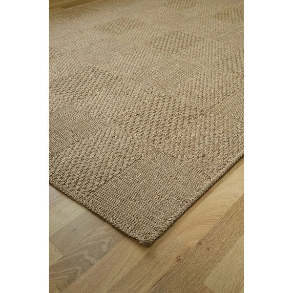 Simerev Halı Bohem Dokuma Örme Modern Jüt Hasır Kaymaz Taban Yıkanabilir Antialerjik Yolluk Kilim