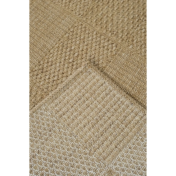 Simerev Halı Bohem Dokuma Örme Modern Jüt Hasır Kaymaz Taban Yıkanabilir Antialerjik Yolluk Kilim