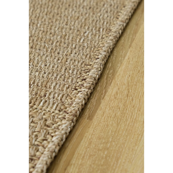 Simerev Halı Bohem Dokuma Örme Modern Jüt Hasır Kaymaz Taban Yıkanabilir Antialerjik Yolluk Kilim