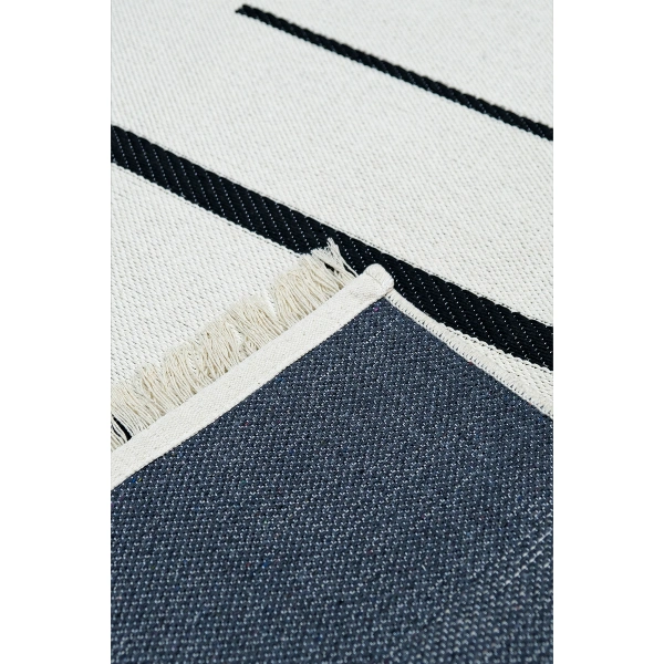 SİMEREV HALI İskandinav Kaymaz Taban Saçaklı Dokuma Örgü Yıkanabilir Salon Oturma Odası Yolluk Kilim