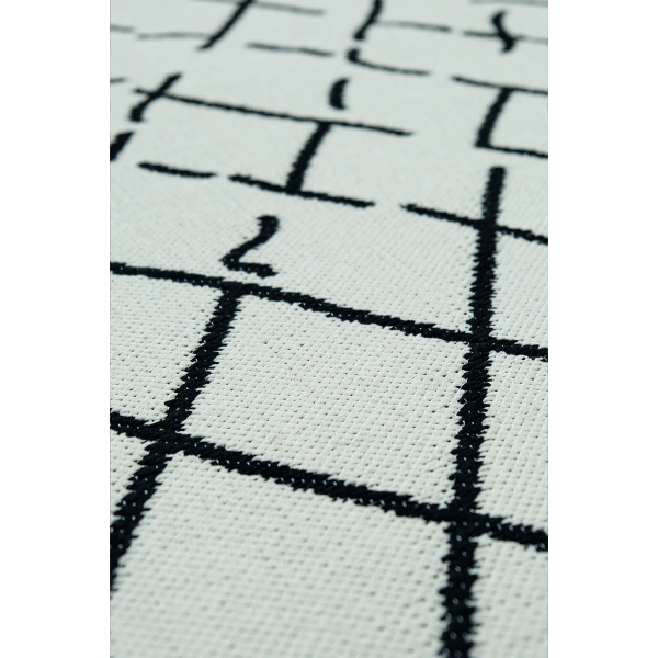 SİMEREV HALI İskandinav Kaymaz Taban Saçaklı Dokuma Örgü Yıkanabilir Salon Oturma Odası Yolluk Kilim